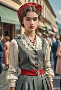 Vintage Outfit Ladies face swap