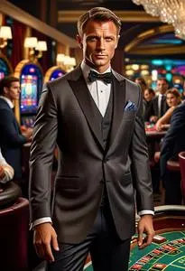 Casino Royale Theme Party Outfit face swap