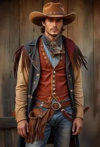 Cowboy Blow Costume face swap