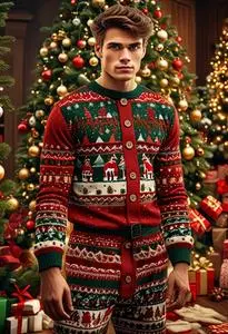 Dont Matching Christmas Outfit face swap