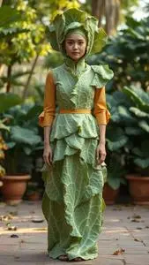Cabbage Fancy Dress face swap