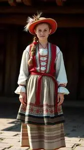 Croatian Folk Costume face swap