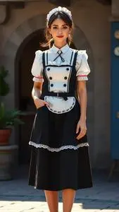 Crossdress Maid Outfit face swap