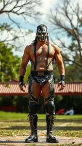 Kane Wrestler Fancy Dress face swap