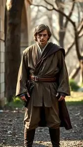 Luke Jedi Costume face swap