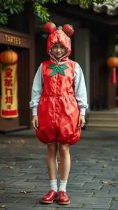 Strawberry Tart Costume face swap