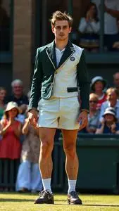 Wimbledon Tennis Fancy Dress face swap