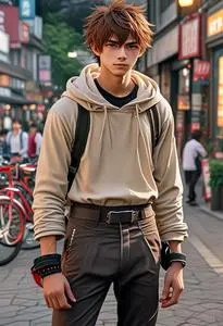 Anime Costume Guy face swap