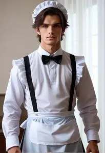 Anime Maid Outfit Male face swap