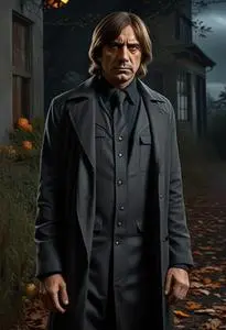 Anton Chigurh Halloween Costume face swap