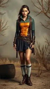 April Neil Costume face swap