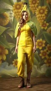 Chiquita Banana Lady Costume face swap