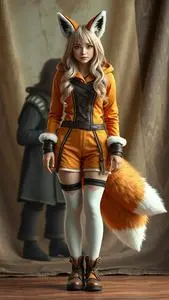 Kalinka Fox Cosplay face swap
