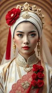 Edo Bride Traditional Attire face swap