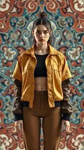 Millennial Outfit Female face swap