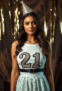 21st Birthday Outfit Her face swap