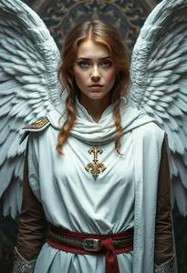 Angel Gabriel Cosplay face swap