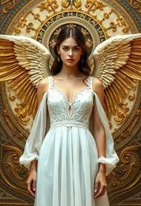 Angel Gabriel Dress face swap