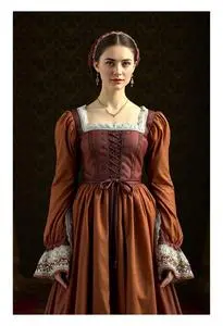 princess polly baby blue dress SIX Anne Boleyn Women Green Dress Carnival Halloween Cosplay Costume main image 1