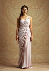 open lace back dress Aphrodite Canvas Print - Greek Goddess Canvas Prints - Aphrodite print main image 1
