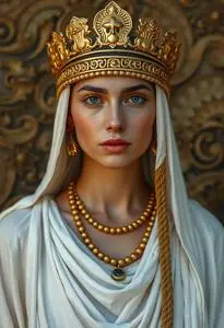 Athenian Goddess face swap