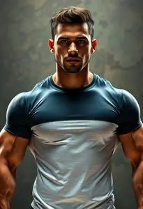 Bodybuilding Shirt face swap