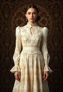 Brian Luxury Vintage Dress face swap