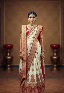 Bridal Chaniya Choli face swap