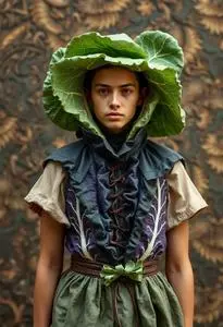 Cabbage Fancy Dress face swap