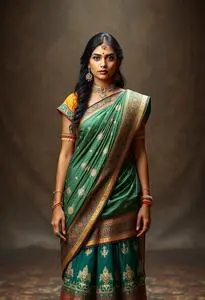 Chaniya Choli Modern face swap