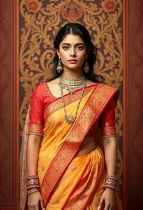 Chaniya Choli Woman face swap