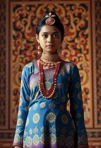 Chhota Pilanka Dress face swap