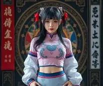 Chun Thighs Cosplay face swap