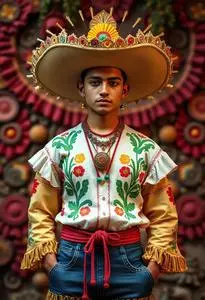 Cinco Mayo Theme Outfit face swap