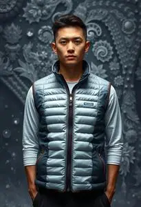 Cooling Vest Man face swap