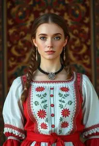 Croatian Traditional Dress face swap