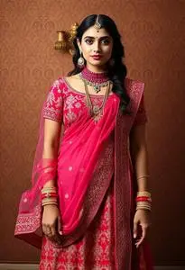 Designer Navratri Chaniya Choli Premium Fabric Work face swap