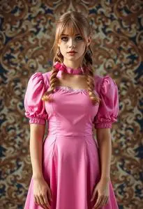 strapless open back dress Lotte