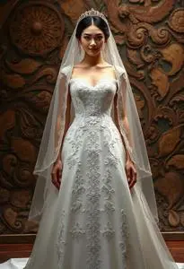 Don Tell Bride Dress face swap