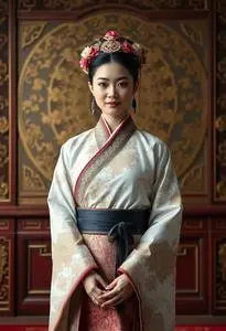Edo Bride Outfit face swap
