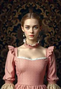Elizabeth Liones Dress face swap