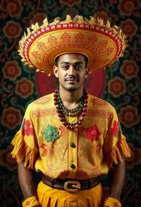 Funny Cinco Mayo Outfit face swap