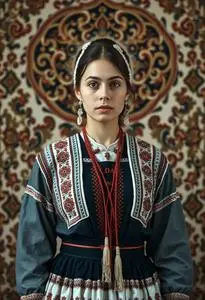 Georgian National Dress face swap