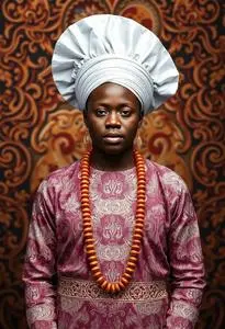 Ghanaian Traditional Wedding Attire face swap