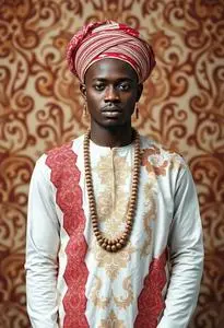 Ghanaian Traditional Wedding Clothes face swap