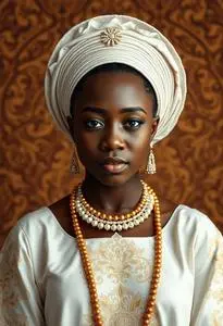 Ghanaian Traditional Wedding Dress face swap
