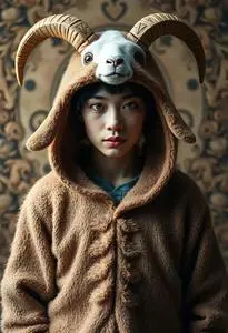 Goat Costume face swap