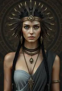 Goddess Nyx face swap