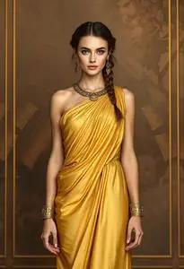 slim fit dress slacks Exclusive Antique French Black and Gold Belt Sleeveless Goddess Dress –  Camaroha Sutra
