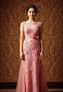 Gorgeous Wedding Guest Dress face swap